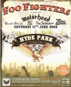 Foo Fighters, Hyde Park London!