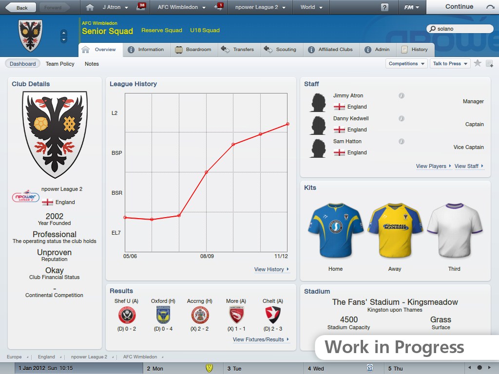 Football Manager 2012