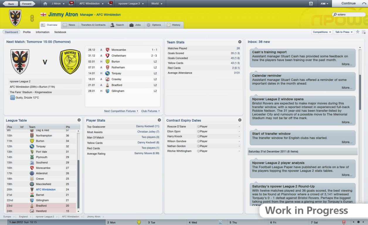 Football Manager 2012