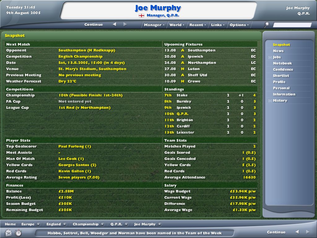 Football Manager 2006