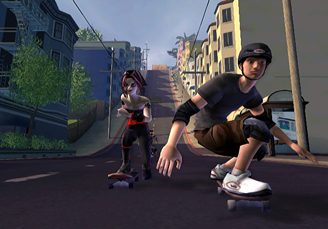 gameSlave, Tony Hawk's Downhill Jam image. thdj_jynx_tony_sf.jpg