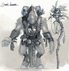 Warhammer Online: Age of Reckoning - Artwork, modelsheet_beastman_brayshaman.jpg