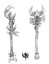 Warhammer Online: Age of Reckoning - Artwork, or_weapons_staves1.jpg