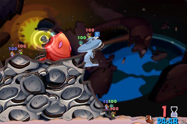 Worms: A Space Oddity